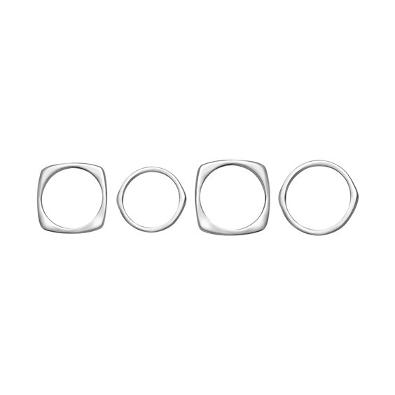 Ringe Breil Dame Tetra in Stahl TJ4045 - TJ4045